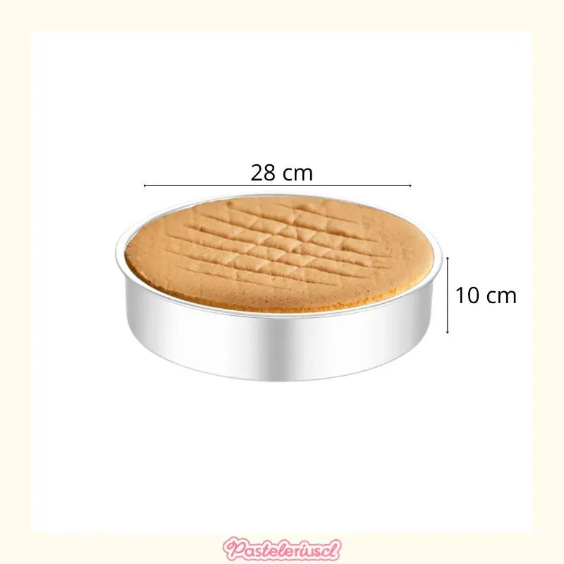 Molde Torta Molde Queque Molde Aluminio Moldes Torta 28x10cm Molde Aluminio Molde Queque Moldes Reposteria Moldes De... Plateado