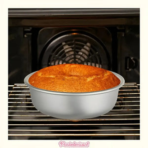 Molde Torta Molde Queque Redondo Molde Aluminio Flanera 18cm Moldes De Anillo Para Pastel Molde Hueco Para Pasteles De... Plateado