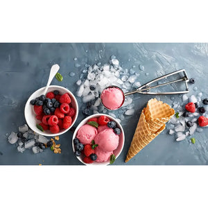 Cucharas Para Helado Cuchara Helado Cuchara De Helado 5cm Cucharas Para Hornear Con Liberación De Gatillo Cuchara... Gris