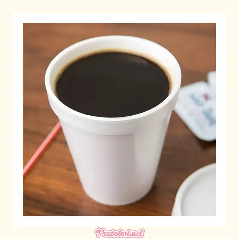 Set 50 Vasos Termicos Vasos Desechables Vaso Descartable Vasos De Plumavit Vaso Cafe Vaso Plumavit Vaso De Cafe Vaso Para Te Vaso De Te Vaso De 8oz Vaso De Cafe 8oz 240ml Pasteleriuscl