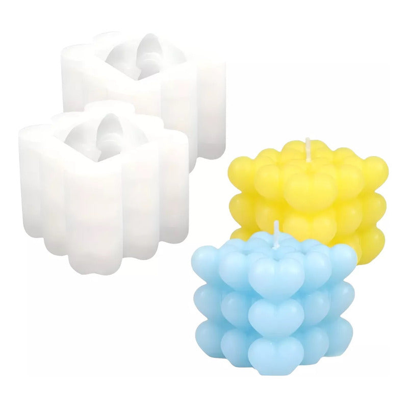 2 Molde Para Cocina Velas Moldes Para Hacer Velas Corazon 3d  Insumos Para Hacer Velas Moldes De Silicona Para Velas Insumos Velas Molde Silicona Vela Moldes Para Velas Para Hacer Velas Pasteleriuscl