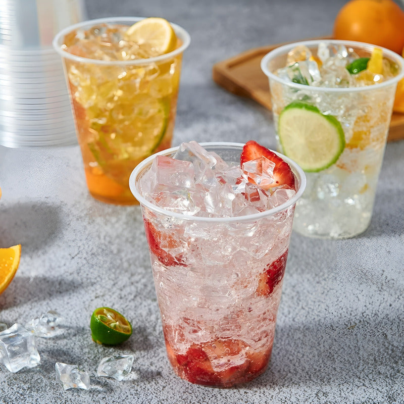 Pack X400 Vasos Plasticos Desechables Vasos Plasticos 200ml Transparente