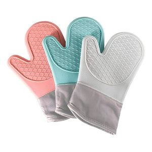 Pack X2 Guantes Silicona Para Horno Toma Olla Guante Cocina Gris Guantes Silicona 27cm Agarradera Para Horno Flexibles Impermeables Protector De Silicona Juego De Guantes De Horno Pasteleriuscl
