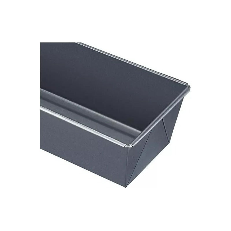 4 Molde Pan Molde Para Pan De Molde Rectangular Queque 30cm  Gris