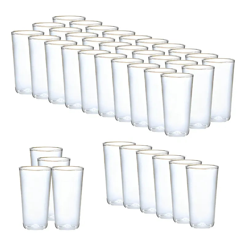 40 Set Vasos Desechables Vasos Reutilizables Vasos Cerveceros Vaso Plastico Vasos Plasticos Vasos Acrilicos Vaso Grande Vasos De Plástico Para Beber Vasos De Estilo Restaurante Pasteleriuscl