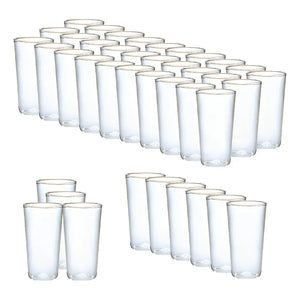 40 Set Vasos Desechables Vasos Reutilizables Vasos Cerveceros Vaso Plastico Vasos Plasticos Vasos Acrilicos Vaso Grande Vasos De Plástico Para Beber Vasos De Estilo Restaurante Pasteleriuscl