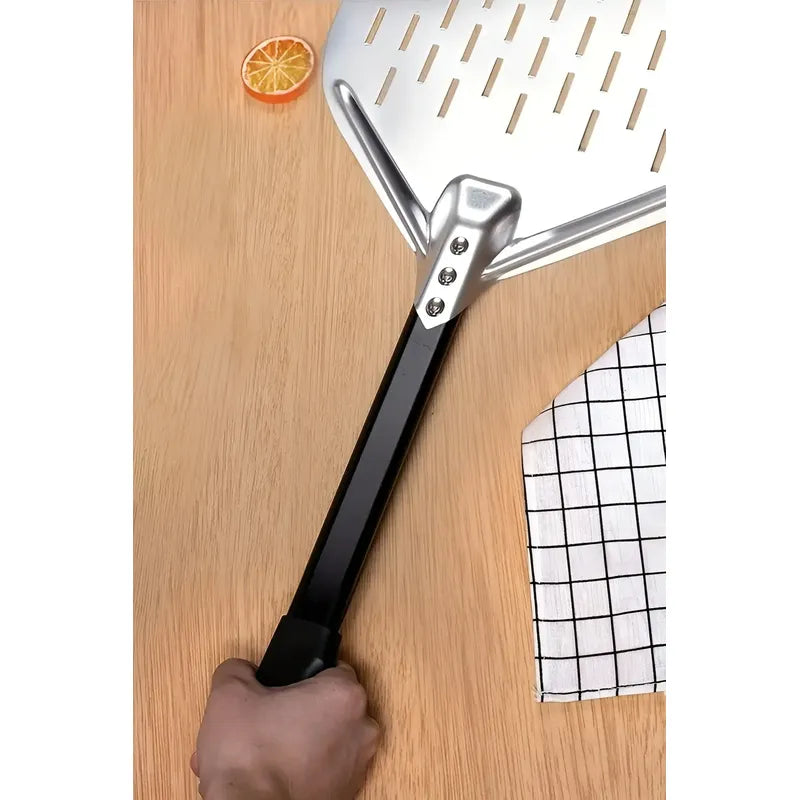 Pala De Pizza Espatula Pizza Pala Para Pizza Perforada 35cm Plateado