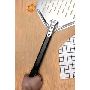 Pala De Pizza Espatula Pizza Pala Para Pizza Perforada 35cm Plateado