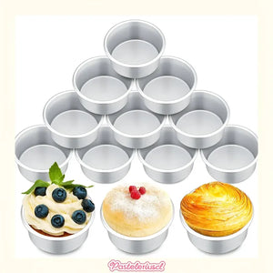 Molde Queque Redondo Molde De Torta Molde Aluminio 16x10cm Circular De Aluminio Para Pastel De Queso Moldes Redondos... Plateado