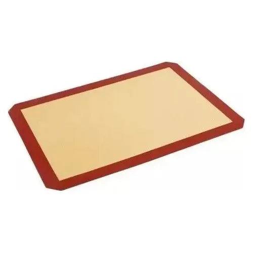 Tapete De Silicona Lamina De Silicona Tapete Horno 30x40cm Lamina De Galletas Alfombrillas Para Hornear Silicona Para... Beige/rojo