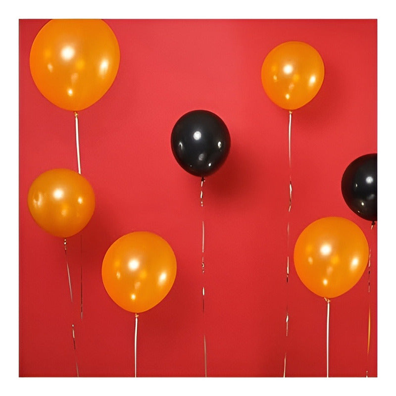 25 Set De Cumpleaños Globos Cumpleaños Globo Naranja 0959