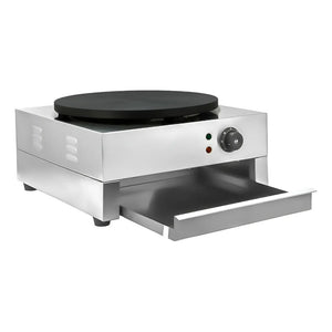 Maquina Para Panqueques Panquequera Electrica Crepera 3000w Color Plateado