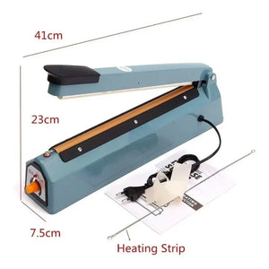 Selladora De Bolsas 30cm Spica Se-30 Regulable 8 Niveles De Temperatura Color Azul