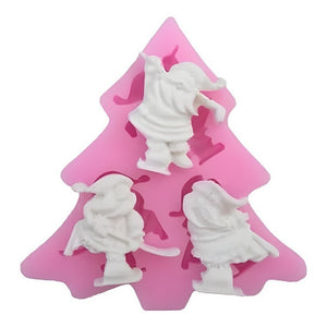 Molde De Silicona Molde Santa Molde Fondant Santa Jockey 322