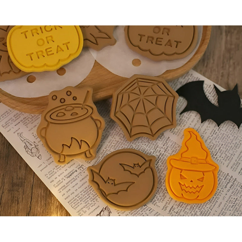 8 Moldes Para Galletas Cortadores De Galletas De Halloween Rosa