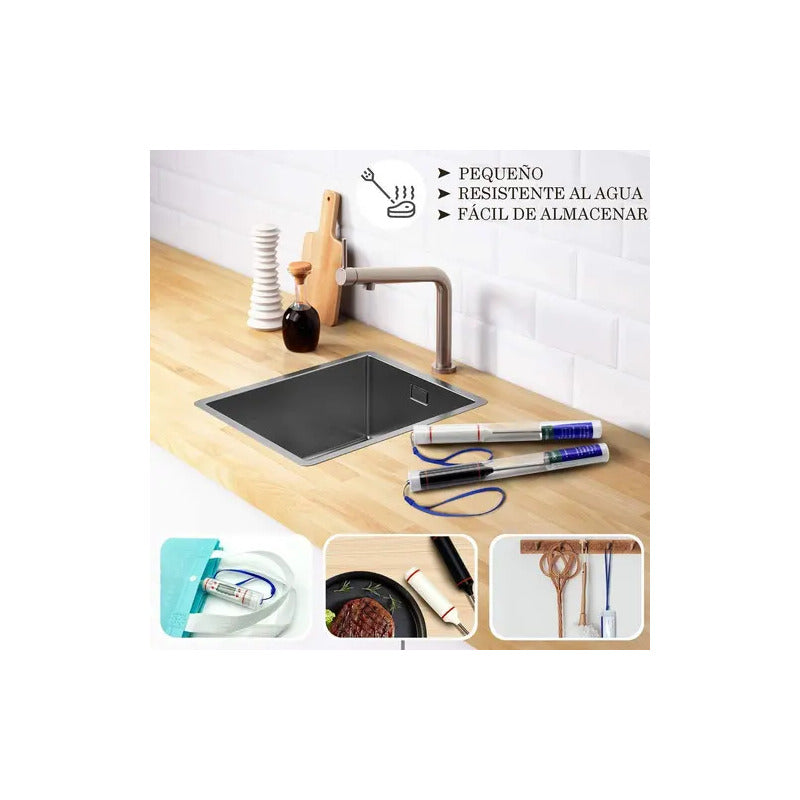 Termómetro Digital De Cocina Gastronómico Negro