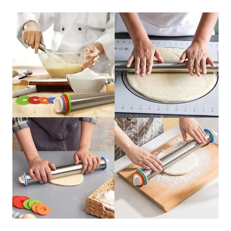 Uslero Acero Inoxidable Uslero Fondant Uslero Ajustable 45cm Verde Claro