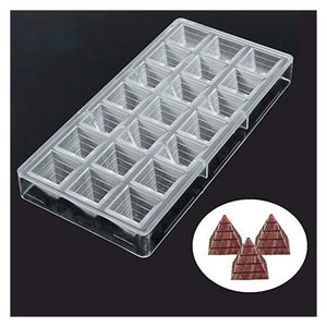 Pack X2 Moldes De Chocolate Molde Policarbonato Piramide
