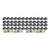 Pack X48 Moldes Tartaleta Desmontable Tarta Individual 8,5cm Gris 400042