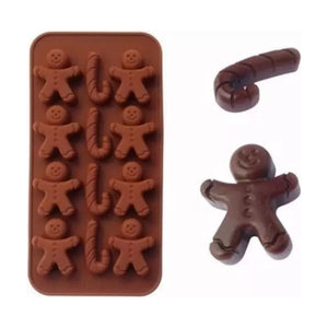 4 Molde De Chocolate Molde De Silicona Molde Galleta Navidad Moldes De Navidad De Silicona Insumo Para Reposteria Molde Navideño Silicona Moldes Silicona Reposteria Molde Jengibre Pasteleriuscl