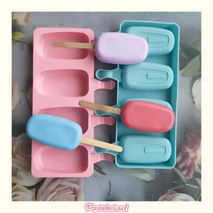 Moldes De Silicona Para Helados Molde Silicona Reposteria Helado 0417 Moldes De Silicona Para Paletas Para Cake Pop... Multicolor