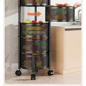 Carro Organizador Ruedas Organizador Para Cocina Baño 5nivel