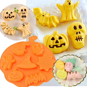 Moldes Halloween Moldes Silicona Halloween Molde Calabaza 7 Naranja
