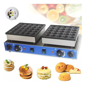 Mini Waflera Mini Panqueques Wafle Panqueques 50cav Maquina De Wafles Maquina Para Hacer Pancakes Crepera Eléctrica Panquequera Mini Waflera Maquina De Waffles Mini Panquequera Pasteleriuscl