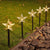 5 Guirnalda Solar Guirnaldas Solares Lampara Jardin Estrella Amarillo