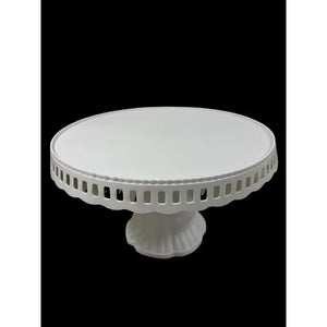 Base De Torta Base Torta Base Plato Porta Torta 32 Cm Blanco Blanco Sin Tapa