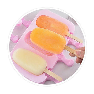 Moldes De Silicona Para Helados Molde Paletas Helado 3 Cavid