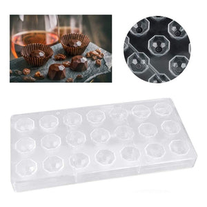 Pack 4 Moldes Chocolate Molde Chocolate Policarbona Diamante