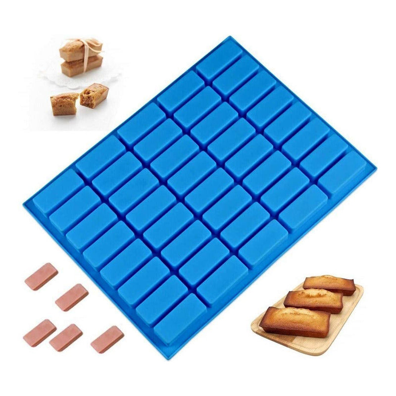 Moldes Silicona Barra Chocolate Moldes Hielo Molde Jabon  Azul