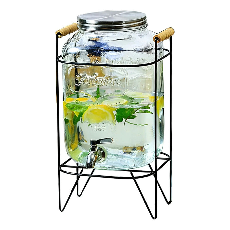 Dispensadores De Bebidas Dispensador De Jugos Con Atril 5l Transparente