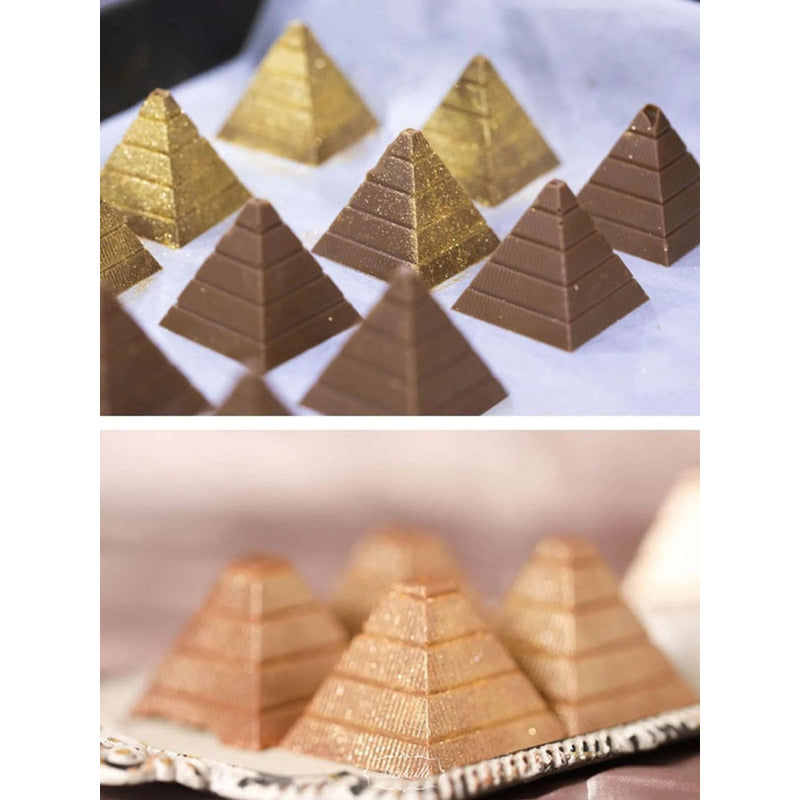 Moldes Chocolate Moldes De Chocolate Policarbonato Piramide Transparente