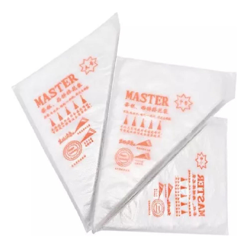 Pack300 Mangas Desechables Pasteleras Manga Desechable S,m,l Transparente