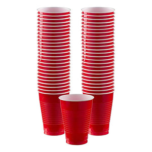 Set Cumpleaños Vasos Servilletas Platos Desechables 20 P/p Rojo