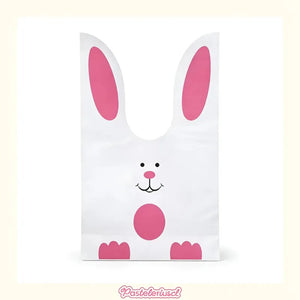 200 Bolsas De Regalo De Dulces De Conejo Para Celebrar Pascua 22x13cm Bolsa Para Dulces De Oreja De Conejo Bolsa De... Rosa Bolsas Conejo De Pascua