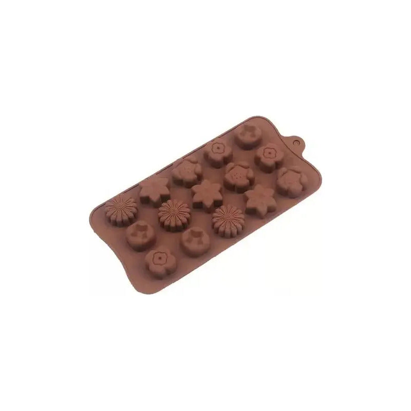 Moldes De Chocolate Moldes Chocolate Silicona 5 Flores N1 Moldes De Silicona Florales Molde Antiadherentes Para Chocolate Dulces Gelatina Aperitivos Bandejas Para Cubitos De Hielo Pasteleriuscl