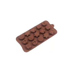 Moldes De Chocolates Moldes Chocolate Silicona 5 Flores N1