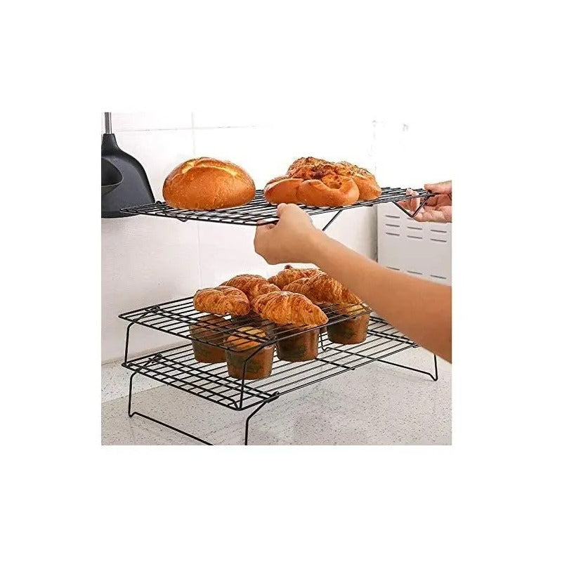 Rejilla Para Galleta Rejilla Para Enfriar Rejilla De Pan 123 Gris Claro