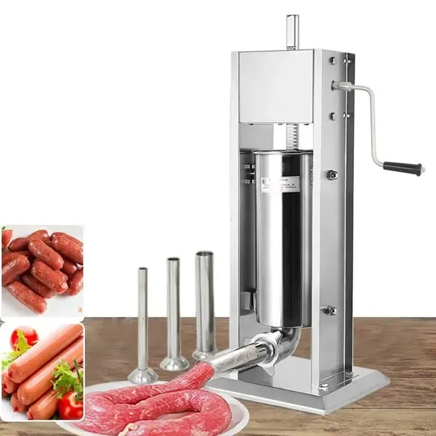 Embutidoras Manual Embutidora Vertical Acero Inoxidable 12l Embutidora Manual Vertical Para Embutir Carnes Aluminio Máquina Embutidora Longanizas Chorizos Y Salchichas Profesional Pasteleriuscl