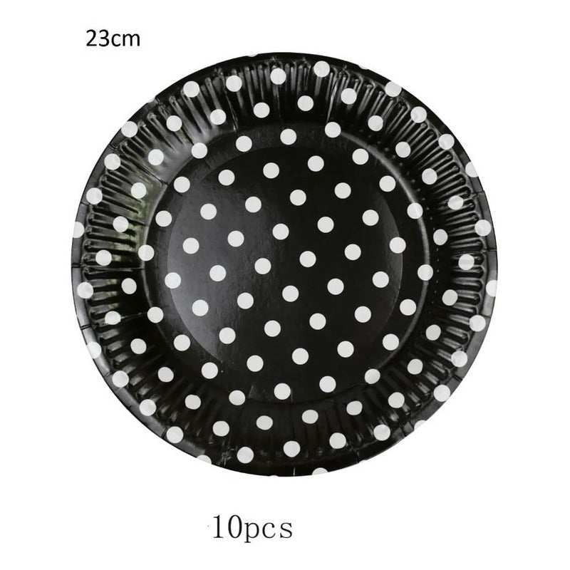 10 Platos Cumpleaños Platos De Cumpleaños Desechables 23cm