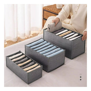 2 Set Organizador De Ropa Caja Organizadora Closet Interior