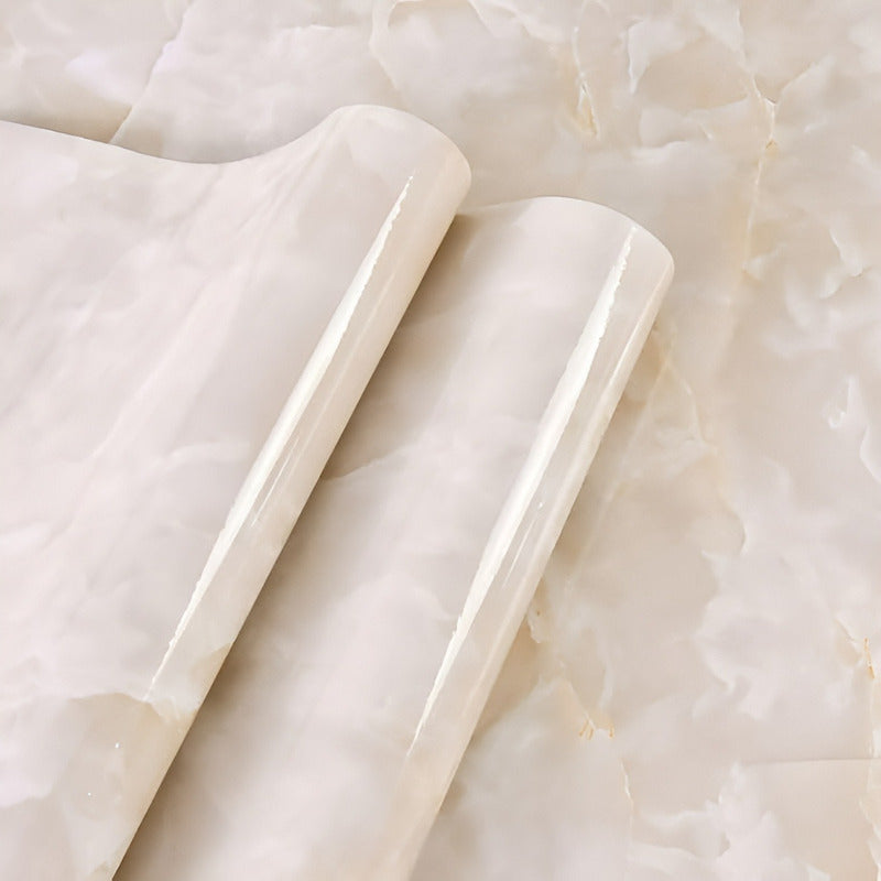 2 Papel Para Pared Papel Mural Pvc Autoadhesivo Marmol 10mts Beige