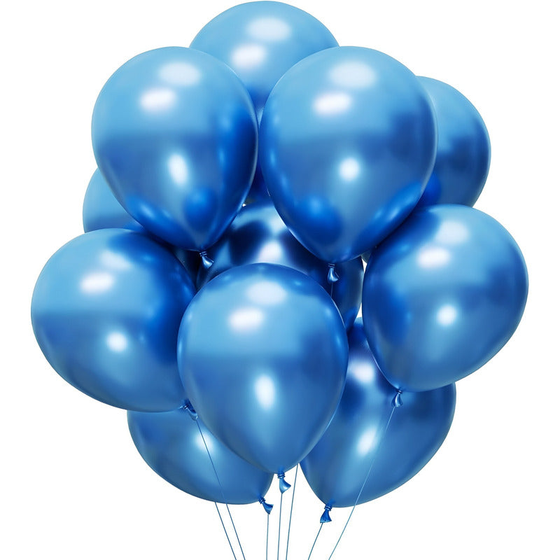 50 Globos Feliz Cumpleaños Decoracion Globos Set De Globos Azul Claro Globos De Cumpleaños