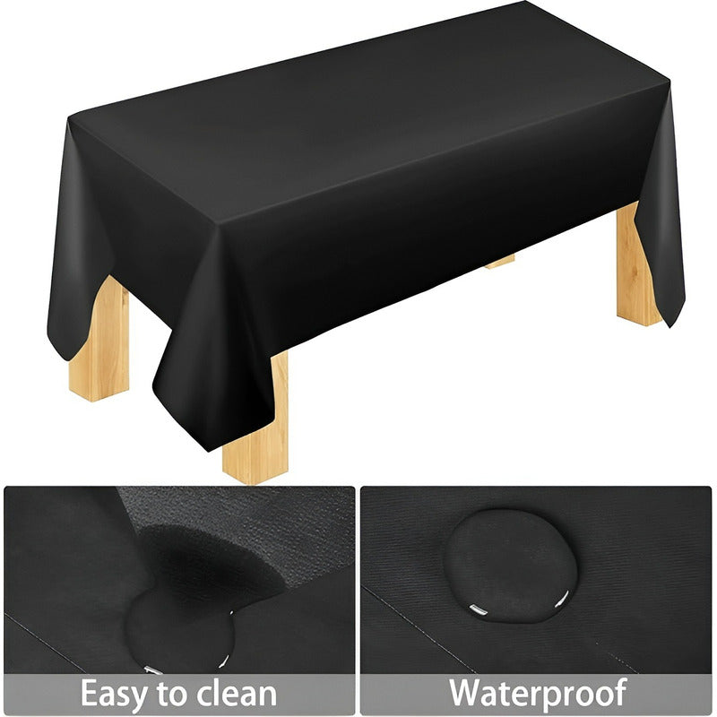 Set Cumpleaños Vaso Servilleta Plato Desechable 20 P/p Negro Negro