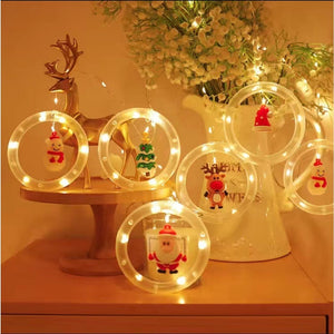 Cascada Guirnaldas Navidad Luces Guirnalda Luces Navideñas