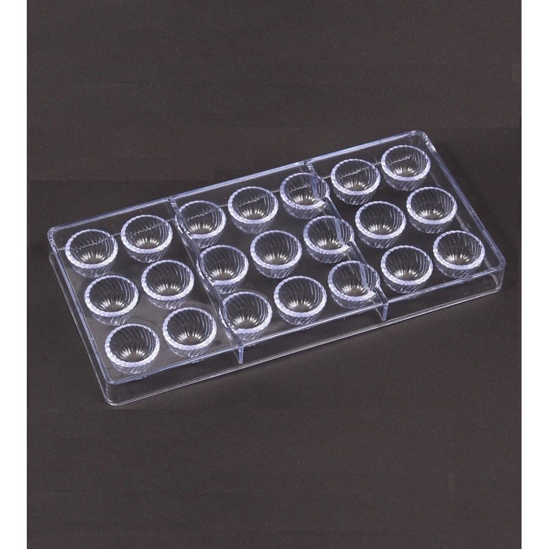 2 Moldes Chocolate Moldes De Chocolate Policarbonato Trufa Gris