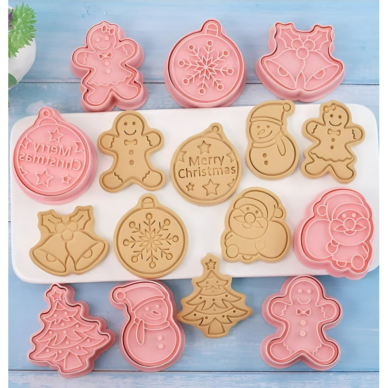 Cortador Galletas 3d Navidad Cortadores De Galletas Navidad